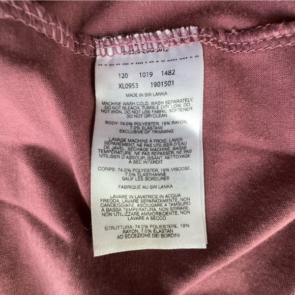 COLUMBIA | NWOT SLEEVELESS DRAWSTRING WAIST DRESS OUTDOOR TRAVEL MAUVE | XS - Picture 9 of 10